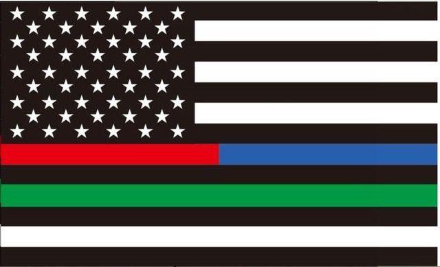 Blue Red Green Flag Logo - free shipping xvggdg 3x5ft Thin half red and blue Line one green ...