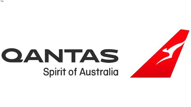 Qantas Logo - Qantas new logo | 3D Warehouse