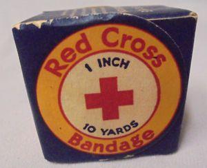 Red Cross Bandage Logo - Red Cross Bandage, 1 Inch, 10 Yards, Johnson & Johnson, 1.75