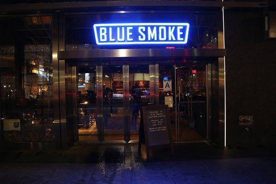 Blue Smoke Restaurant Logo - Blue Smoke - Picture of Blue Smoke Battery Park City, New York City ...