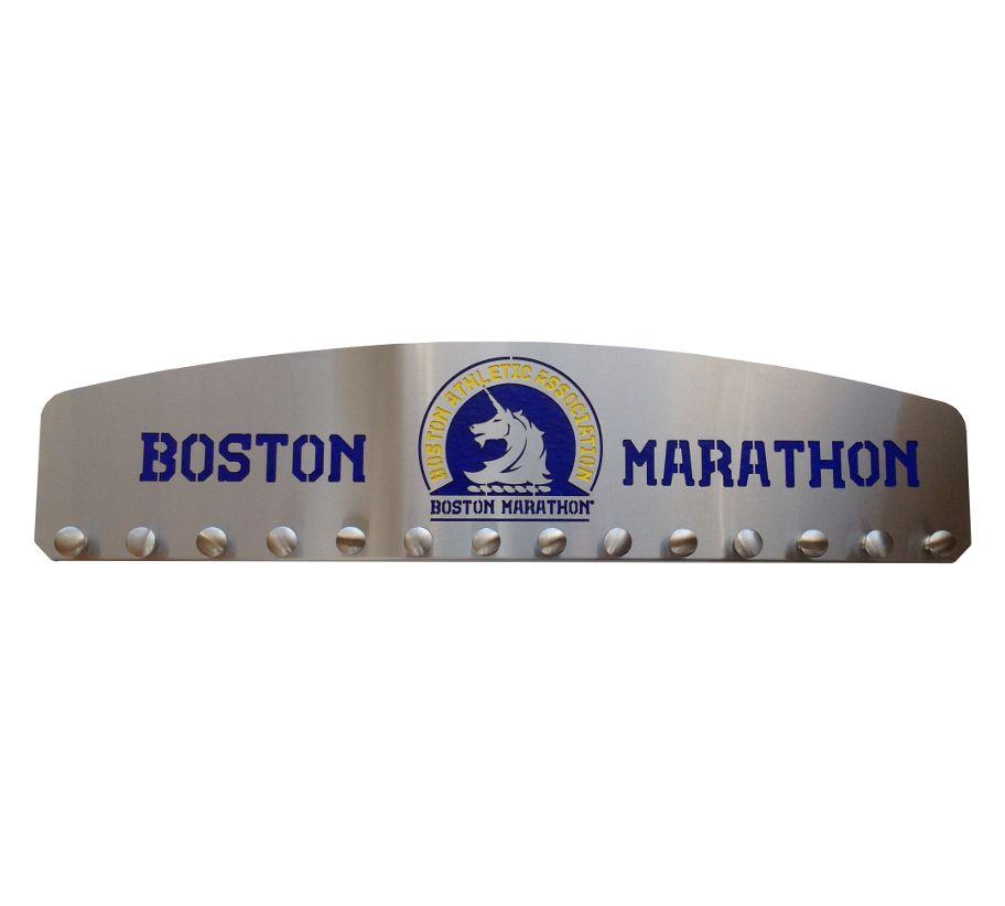 Boston Marathon Logo - The Official Boston Marathon Medal Holder - Blue Diamond Athletic ...
