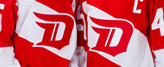 Red Wings D-Logo Logo - HbD Breakdown: Red Wings' Stadium Series Jerseys. Hockey By Design