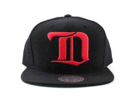 Red Wings D-Logo Logo - Detroit Red Wings Mitchell and Ness D logo Snapback Hats (Black ...