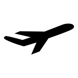 Aircraft Black and White Logo - Airplane Icon & Vector Icon and PNG Background