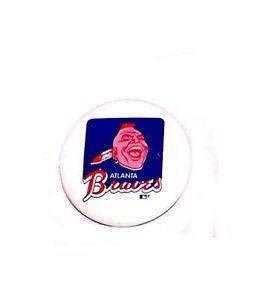 Falcon Team Logo - Vintage 70s Atlanta Braves Baseball Team Logo 2 Pin Button Ex