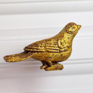 Gold Bird Company Logo - Vintage Golden Bird Knob | Charleston Knob Company - CHARLESTONKNOBCO