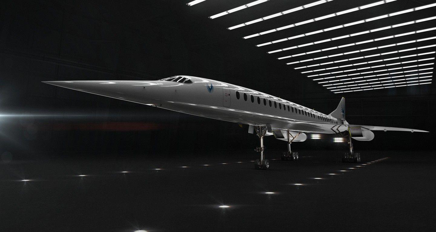 Aircraft Black and White Logo - Boom - Supersonic Passenger Airplanes