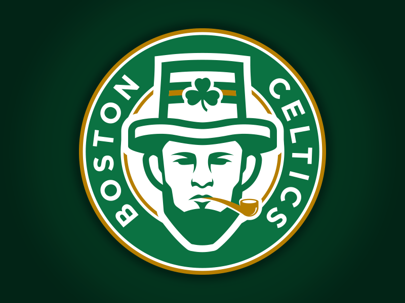 Boston NBA Logo - BOSTON CELTICS LOGO CONCEPT by Matthew Harvey. Dribbble