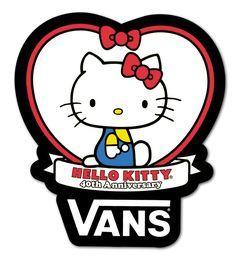 Hello Kitty Vans Logo - Best Vans x Hello Kitty image. Hello kitty vans, Hello kitty