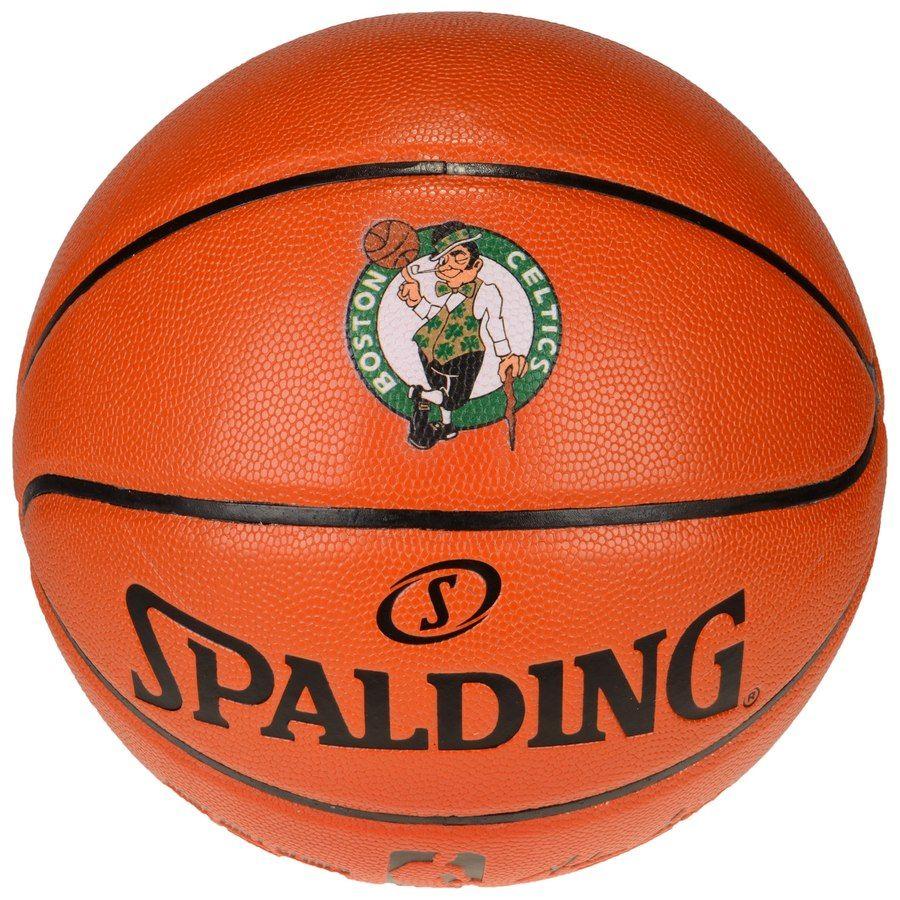 Boston NBA Logo - Spalding Boston Celtics Official Size Logo Basketball