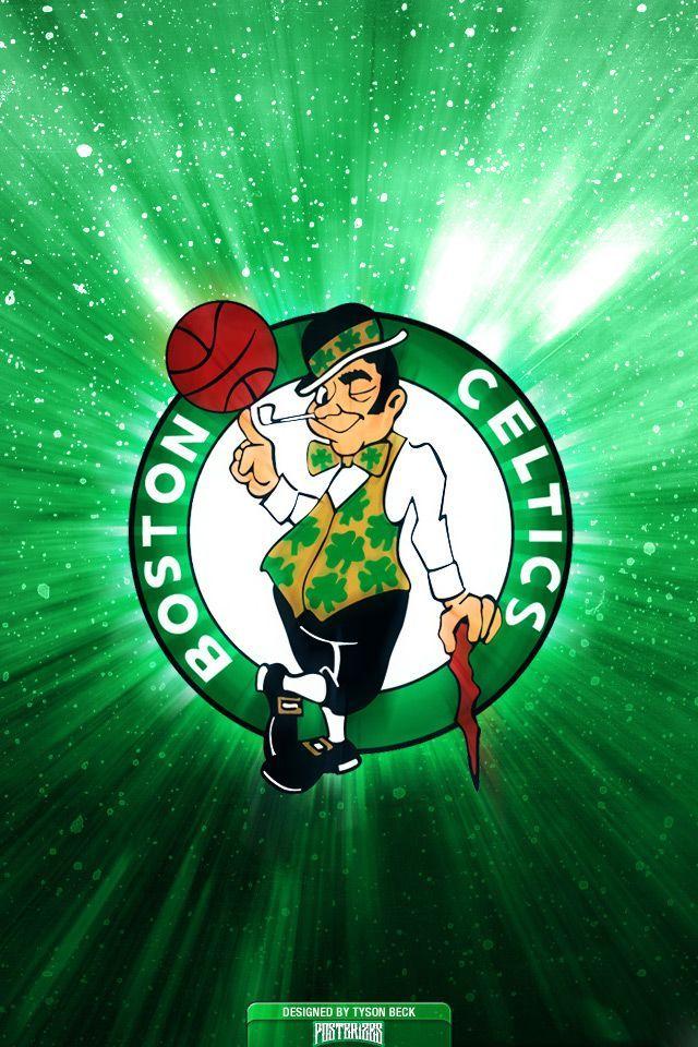 Boston NBA Logo - Boston Celtics Logo NBA Team Green Wallpaper HD for iPhone 4 and 4s