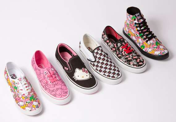 Hello Kitty Vans Logo - Fashionable Feline Sneakers : Hello Kitty Vans Collection