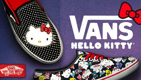 Hello Kitty Vans Logo - Second Time Around: Hello Kitty x Vans 2.0 Collaboration Is Here