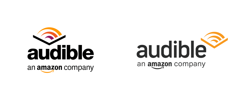 Audible.com Logo - Brand New: New Logo for Audible done In-house