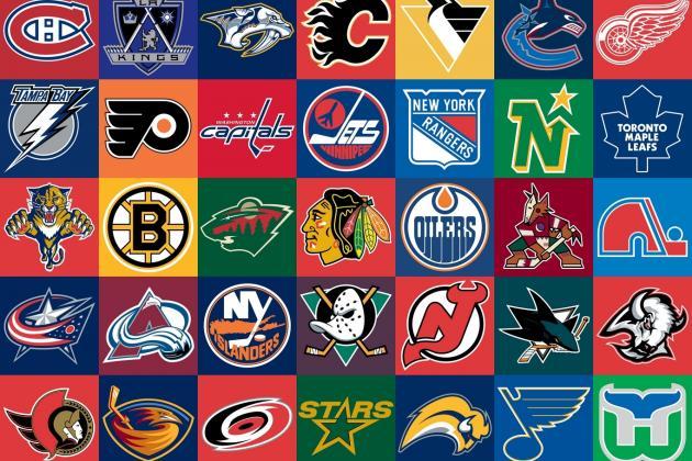 90s NHL Logo - Top 40 NHL Logos of All-Time – TheHockeyFanatic