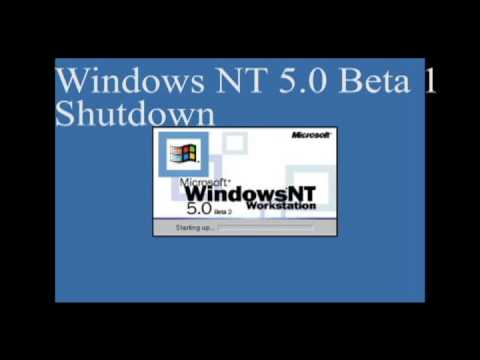 Windows 3 Logo - Windows NT 5.0 2000 Beta 1, 2, 3 Startup and Shutdown Sounds - YouTube