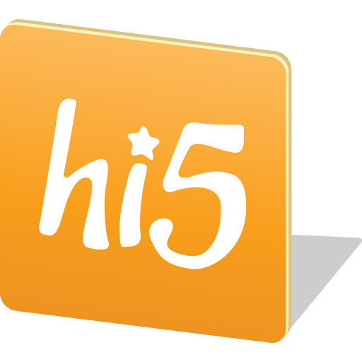 Hi5 Logo - Hi5, logo, media, share, social icon