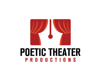 Theater Logo - Poetic Theater Logo design - Logo design of a theater stage with ...