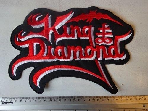 Red White Diamond Logo - KING DIAMOND - RED/WHITE LOGO | Backpatches | Riffs Merchandise