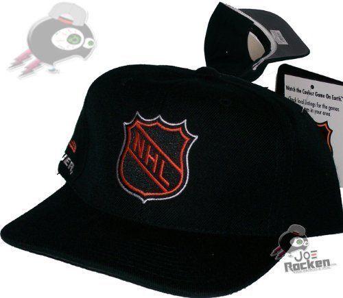 90s NHL Logo - NHL Logo Vintage Black Snapback Cap Hat Retro 90s Era by NHL. $17.99 ...