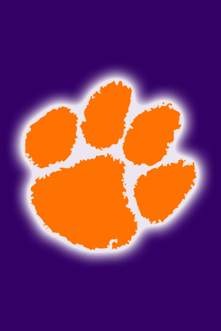 Clemson Logo - Free Clemson Tigers iPhone & iPod Touch Wallpapers | My Blood ...