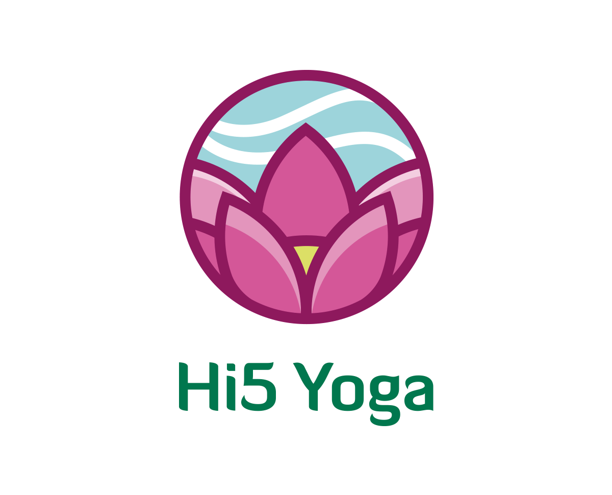Hi5 Logo - Hi5 Yoga - Logo design on Behance