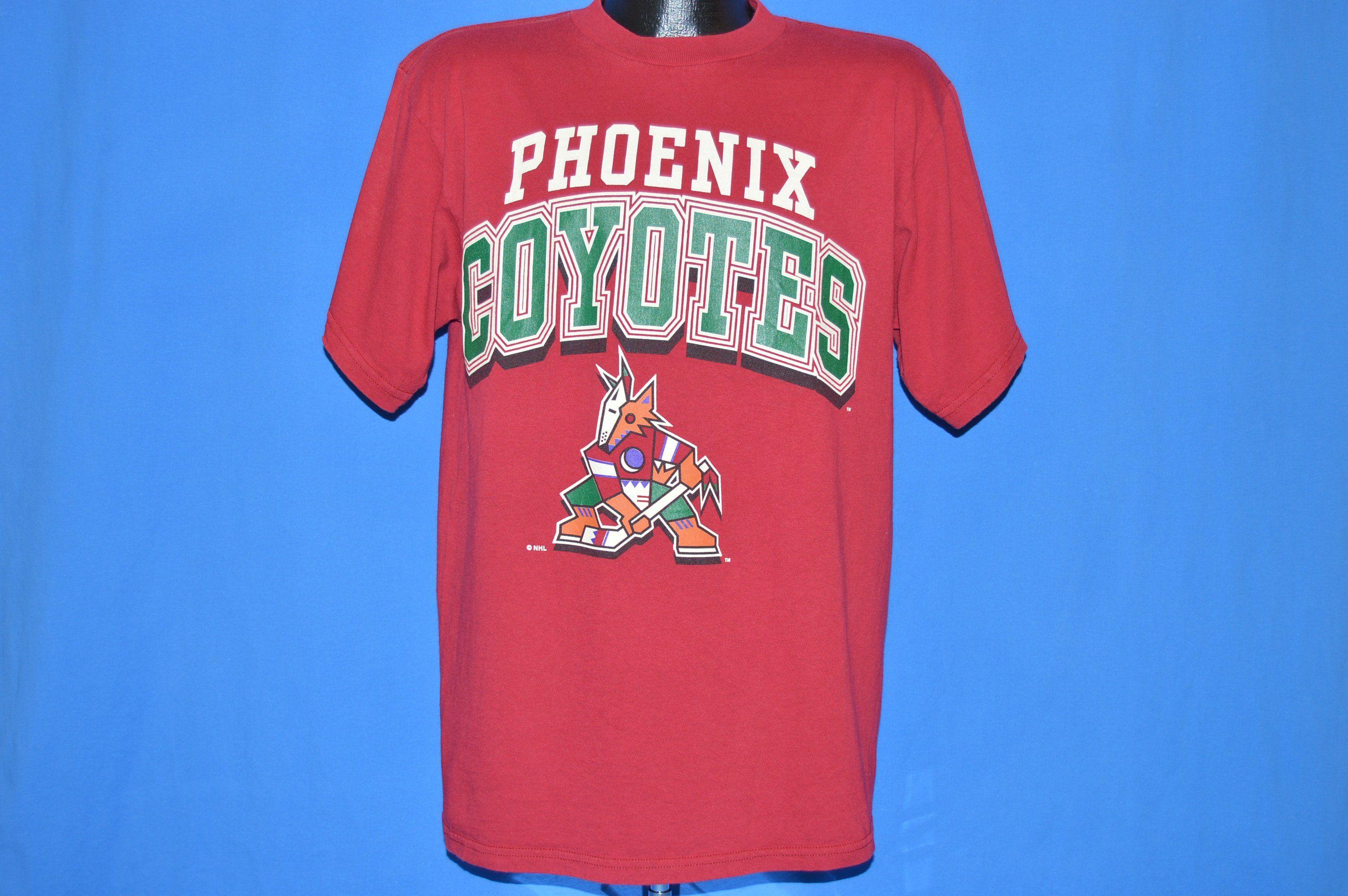 90s NHL Logo - 90s Phoenix Coyotes NHL Logo t-shirt Large - The Captains Vintage