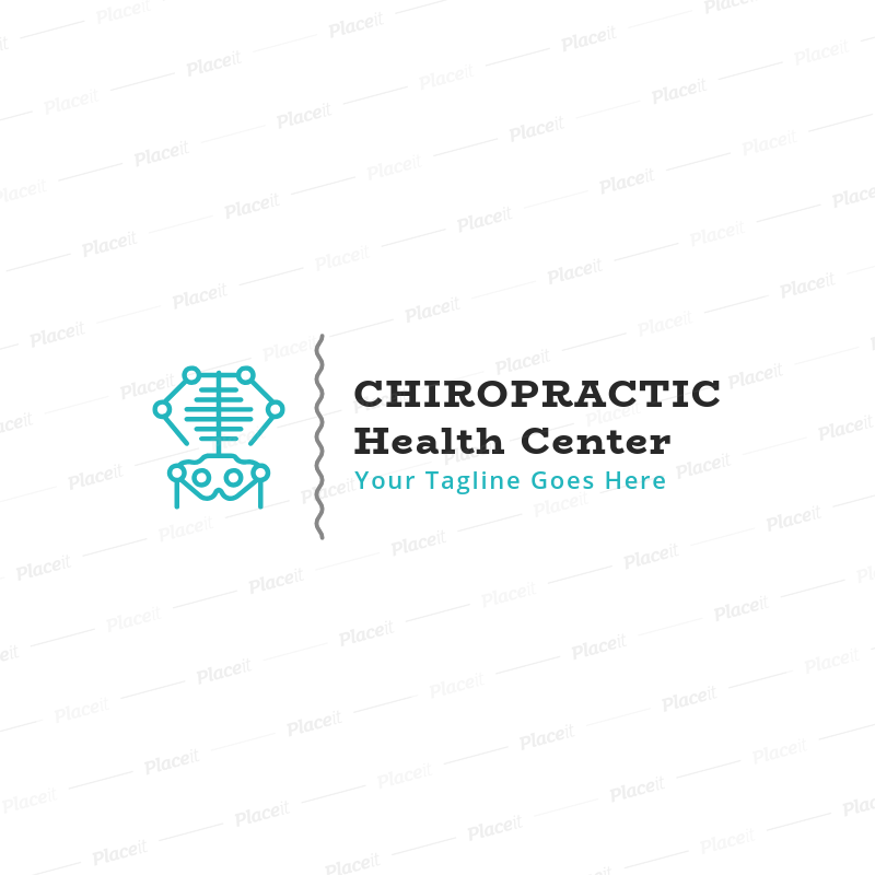 Chiropractor Logo - Placeit - Chiropractor Logo Template