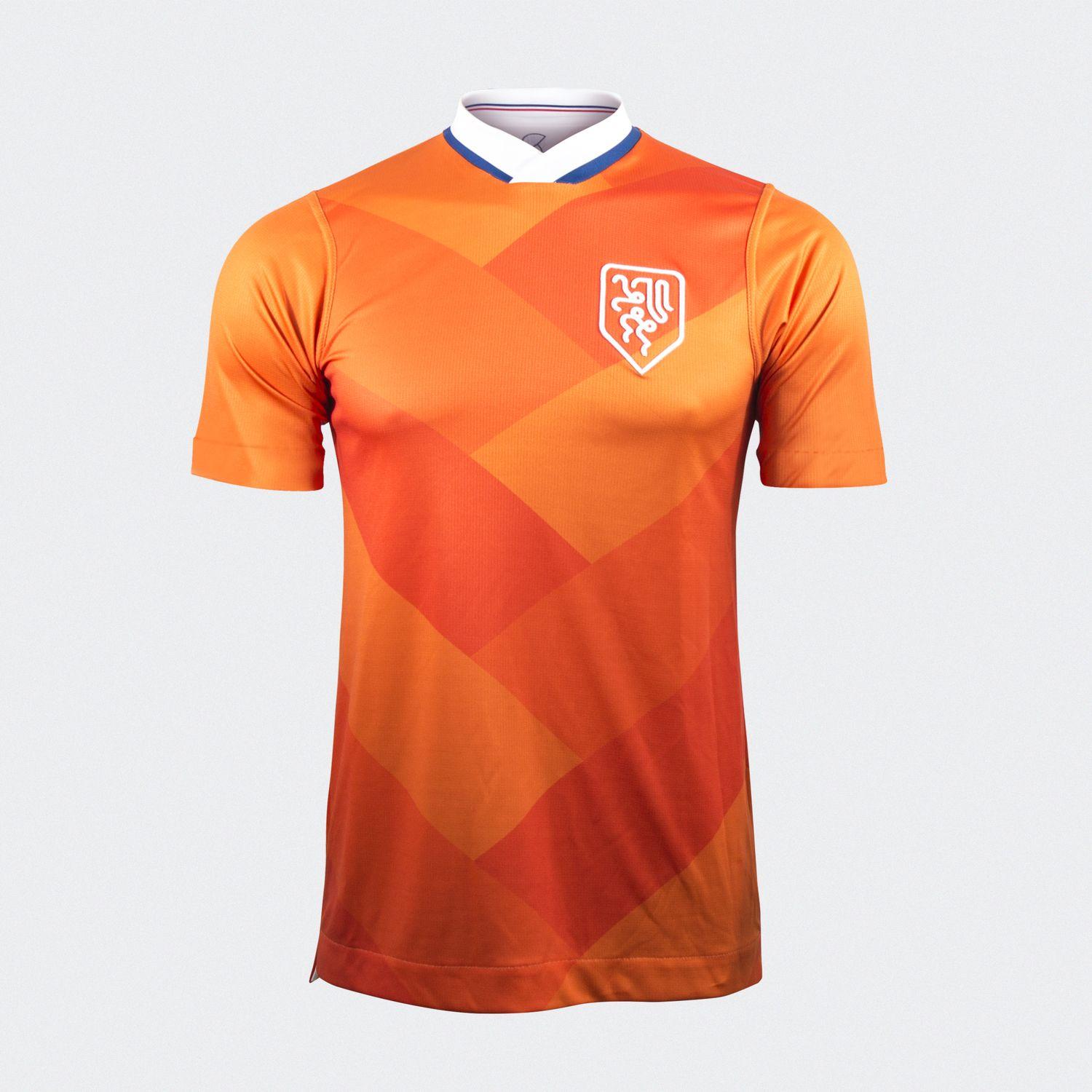 A Reddish Orange Lion Logo - Dutch Orange Lion Jersey - Sold Out - FootballCulture
