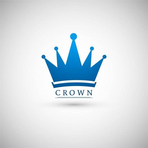 Blue Crown Logo - Blue crown logotype Vector