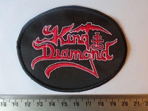 Red White Diamond Logo - KING DIAMOND - RED/WHITE OVAL LOGO | Patches | Riffs Merchandise