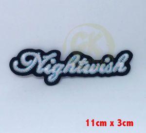Rock and Metal Band Logo - Nightwish metal rock band logo Iron Sew on Embroidered Patch UK ...