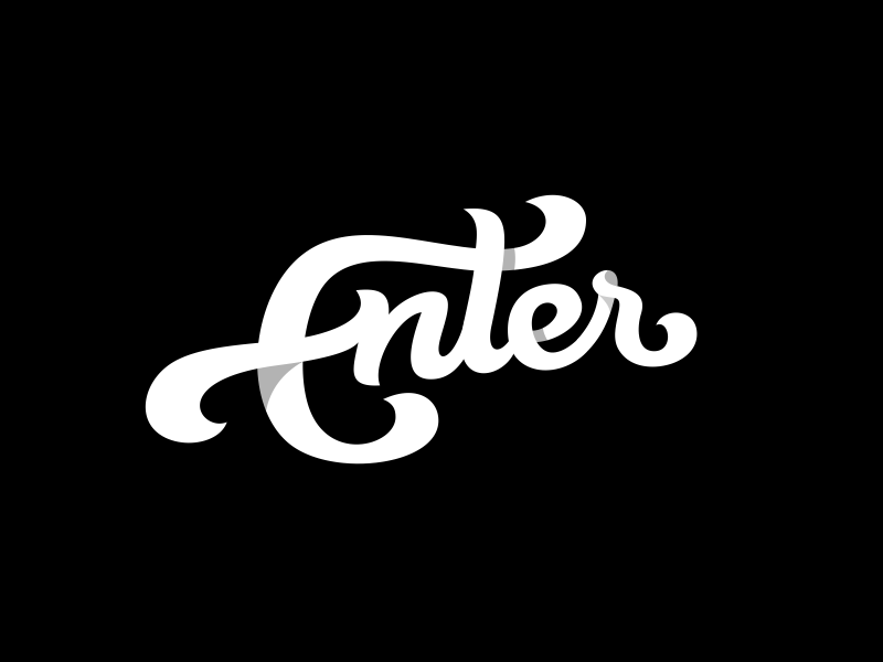 Calligraphy Logo - Enter Calligraphy Logo Design by Dalius Stuoka. logo designer