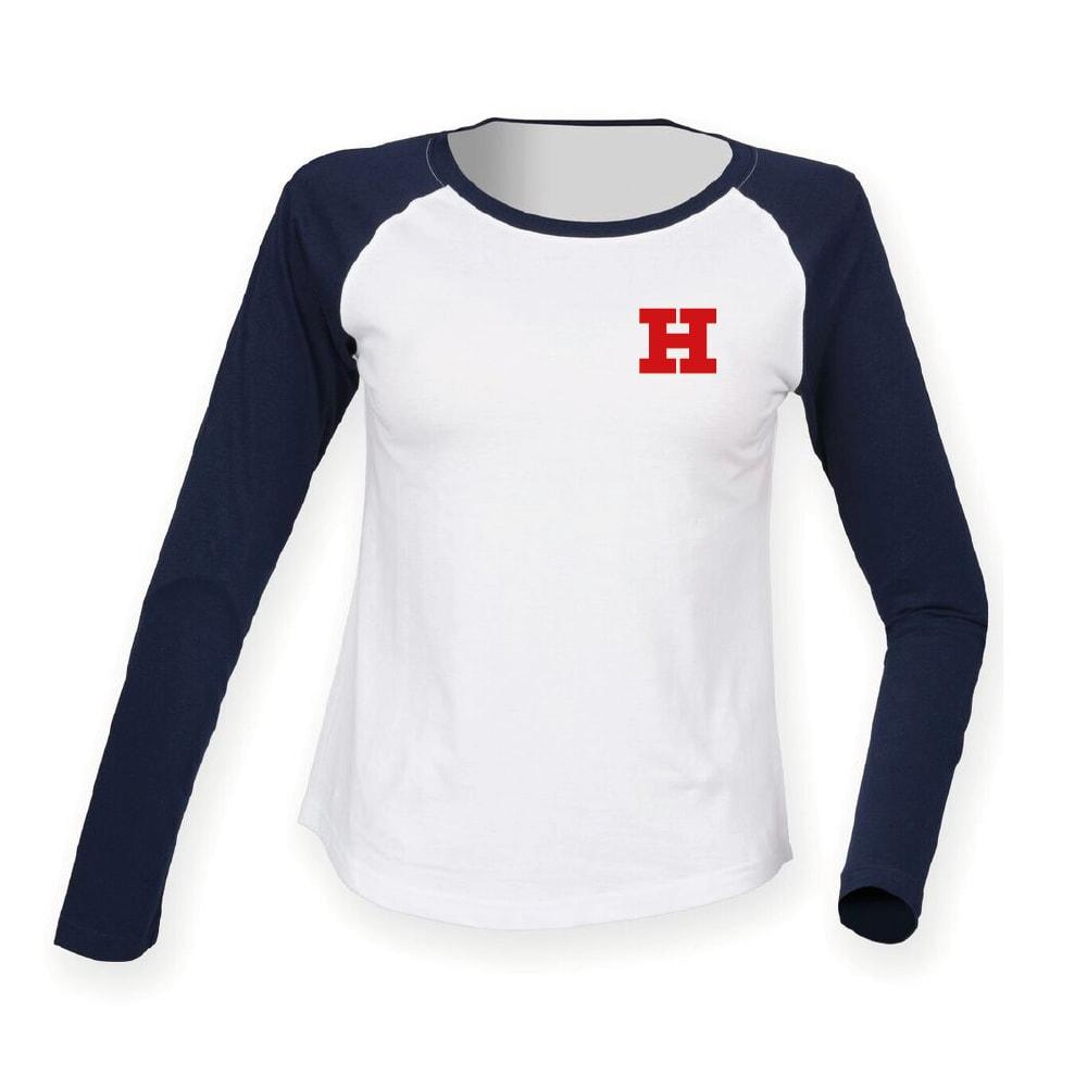 Red White Diamond Logo - Harbour Brewing Co | Baseball Tee White Red and Blue | Cornwall ...