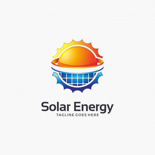 Solar Logo - Abstract modern solar energy logo design template Vector | Premium ...
