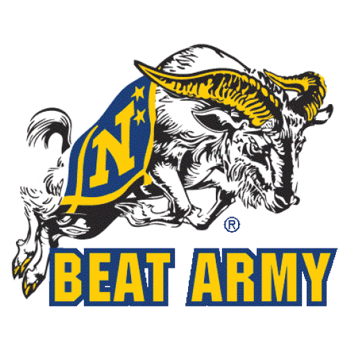 United States Naval Academy Logo - Logo_ United States Naval Academy Midshipmen Biill The Goat Jumping