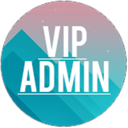 Roblox Admin Logo - VIP Admin - Roblox