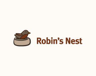 Robin's Nest Logo - Robin's Nest Designed