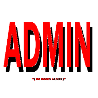 Roblox Admin Logo - ADMIN Logo