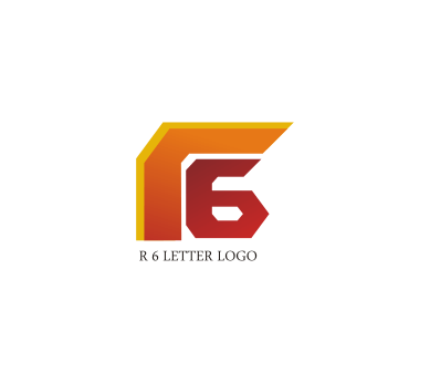 6 Red Letter Logo - R 6 letter logo design download | Vector Logos Free Download | List ...