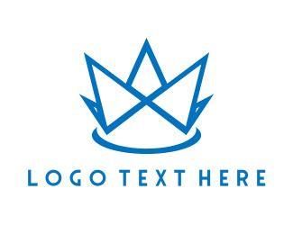 Blue Crown Logo - Crown Logo Maker. Create Your Own Crown Logo