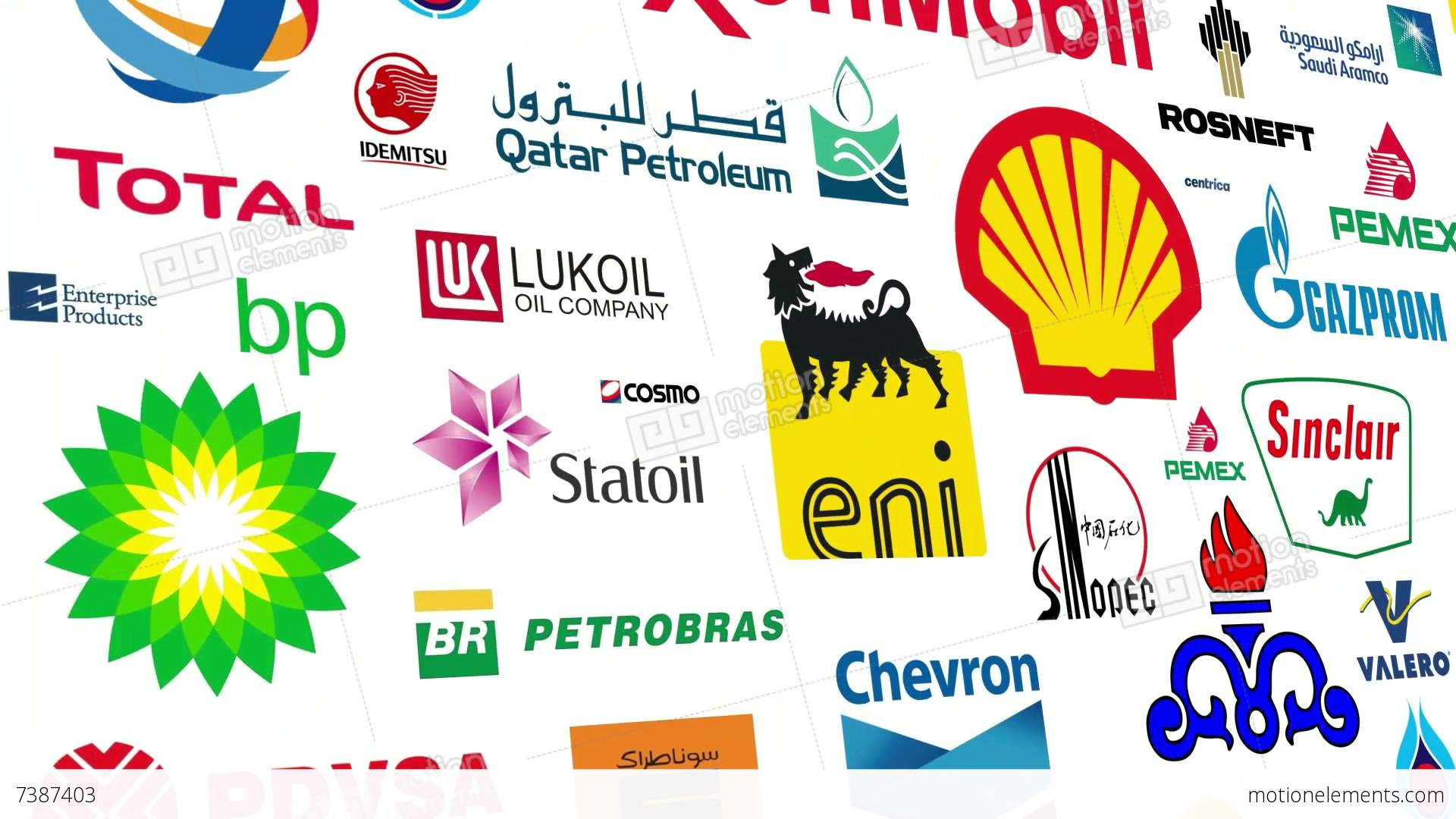 Oil Logo - REVERSE* Oil Brands Logo Loop Stock Animation | 7387403