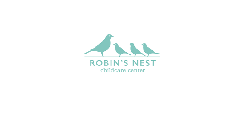 Robin's Nest Logo - Megan Running Design Robin's Nest Childcare