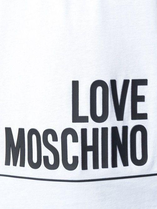 Optic White Logo - Love Moschino Box T Shirt