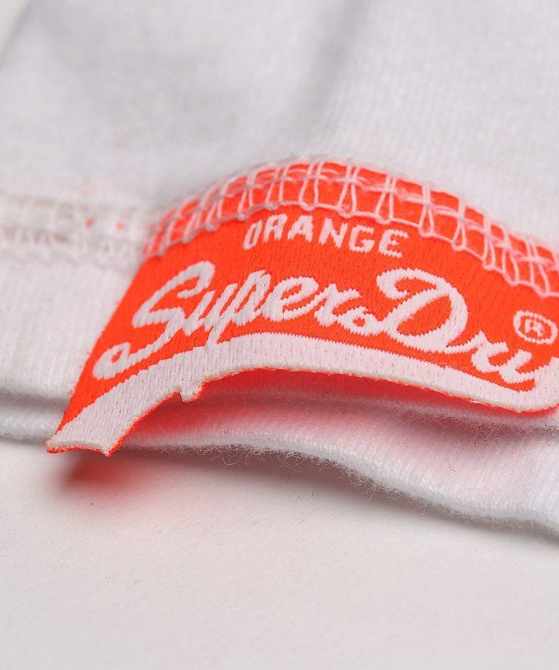 Optic White Logo - Men Preferential Superdry Orange Label Small Logo T Shirt Optic