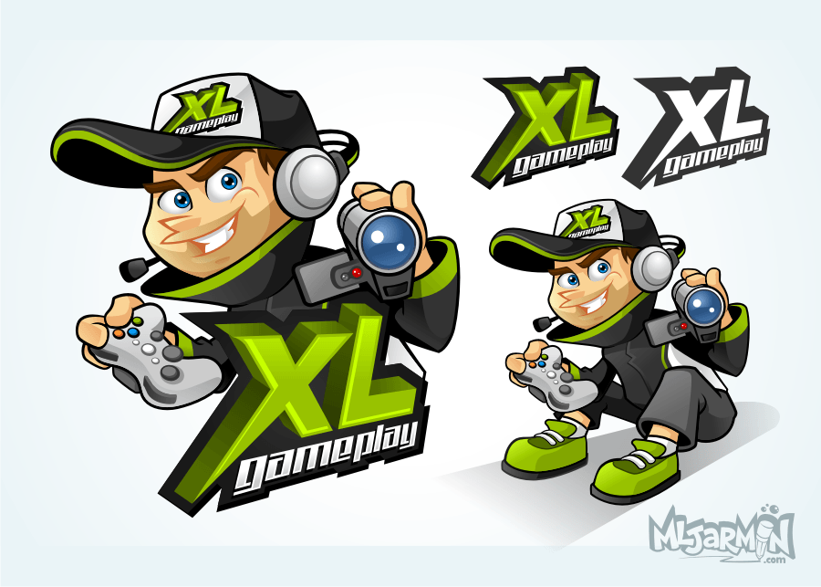 Cartoon Gaming Logo - Online XBOX Gamer / Gaming Logo [Please Read the Brief]. Logo