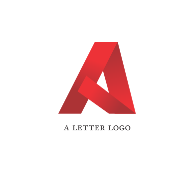 6 Red Letter Logo - A Letter Logo Png - Free Transparent PNG Logos