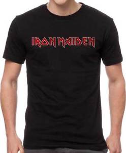 Iron Maiden M Logo - IRON MAIDEN - Classic Red Logo T-shirt - Size Medium M - NEW - Heavy ...