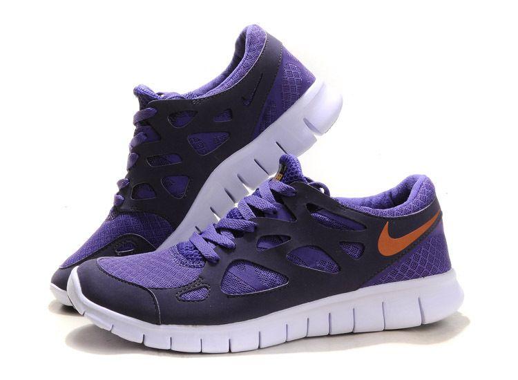 Purple Black and Gold Logo - Cost-effective Nike Free Run +2 Men Sports Shoes With Soft Sole In ...