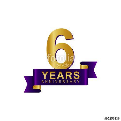 Purple Black and Gold Logo - Anniversary Logo Black Gold 6